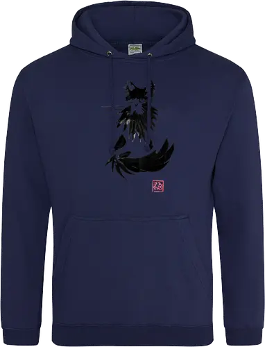 beardy cat - cat, sumie, japan - Standard Hoodie