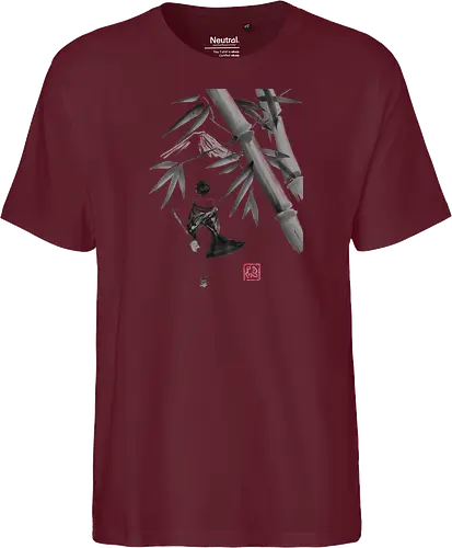 geishamisen - geisha, sumie, nude, bamboo, shamisen - Fairtrade T-Shirt