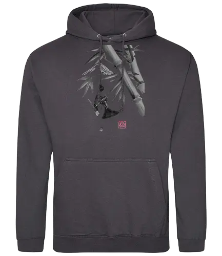 geishamisen - geisha, sumie, nude, bamboo, shamisen - Standard Hoodie