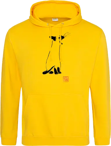 yawning siamese cat - sumie, japan, cat, ying yang - Standard Hoodie