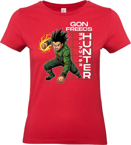 Gon Freecs - Hunter X Hunter - hxh, gon, hunter x hunter, anime gift, jjk, Pirate, gon freecs - Standard T-Shirt (Frauen)