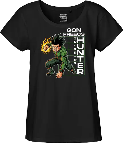 Gon Freecs - Hunter X Hunter - hxh, gon, hunter x hunter, anime gift, jjk, Pirate, gon freecs - Fairtrade Girl Shirt