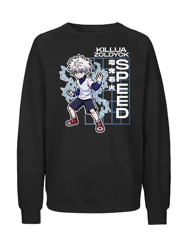 Killua Zoldyck - Hunter X Hunter - hxh, killua, killua zoldyck, hunter x hunter, anime gift, jjk, Pirate - Fairtrade Sweatshirt