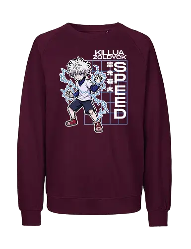 Killua Zoldyck - Hunter X Hunter - hxh, killua, killua zoldyck, hunter x hunter, anime gift, jjk, Pirate - Fairtrade Sweatshirt