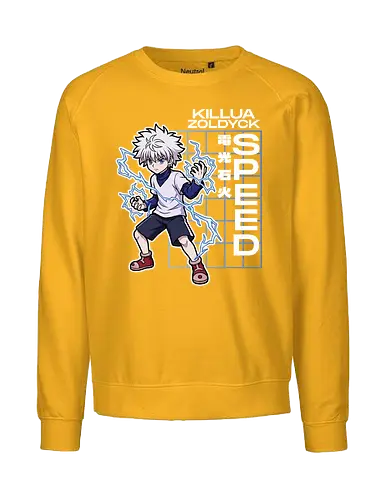 Killua Zoldyck - Hunter X Hunter - hxh, killua, killua zoldyck, hunter x hunter, anime gift, jjk, Pirate - Fairtrade Sweatshirt