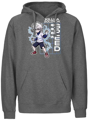 Killua Zoldyck - Hunter X Hunter - hxh, killua, killua zoldyck, hunter x hunter, anime gift, jjk, Pirate - Fairtrade Hoodie
