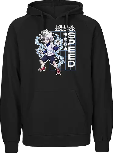 Killua Zoldyck - Hunter X Hunter - hxh, killua, killua zoldyck, hunter x hunter, anime gift, jjk, Pirate - Fairtrade Hoodie