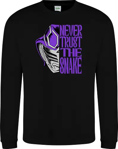 trust is dead  - snake, ouja, kamenrider, superhero, japanese, tokusatsu, purplerider, violetrider, Symbiote, cobra - Sweatshirt
