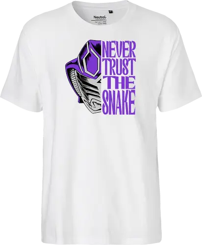 trust is dead  - snake, ouja, kamenrider, superhero, japanese, tokusatsu, purplerider, violetrider, Symbiote, cobra - Fairtrade T-Shirt
