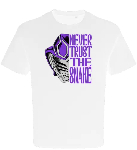 trust is dead  - snake, ouja, kamenrider, superhero, japanese, tokusatsu, purplerider, violetrider, Symbiote, cobra - Oversize T-Shirt