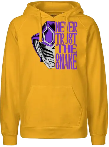 trust is dead  - snake, ouja, kamenrider, superhero, japanese, tokusatsu, purplerider, violetrider, Symbiote, cobra - Fairtrade Hoodie