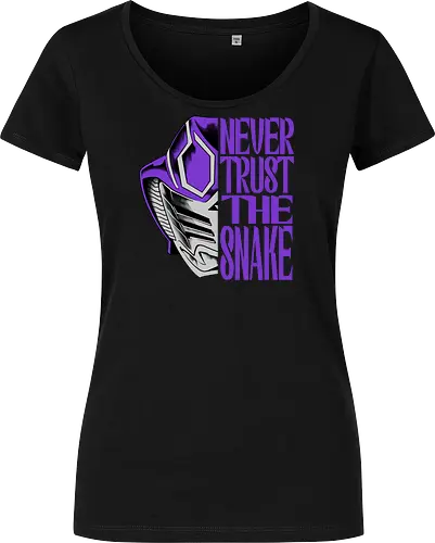 trust is dead  - snake, ouja, kamenrider, superhero, japanese, tokusatsu, purplerider, violetrider, Symbiote, cobra - Damen T-Shirt