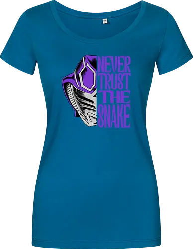 trust is dead  - snake, ouja, kamenrider, superhero, japanese, tokusatsu, purplerider, violetrider, Symbiote, cobra - Damen T-Shirt
