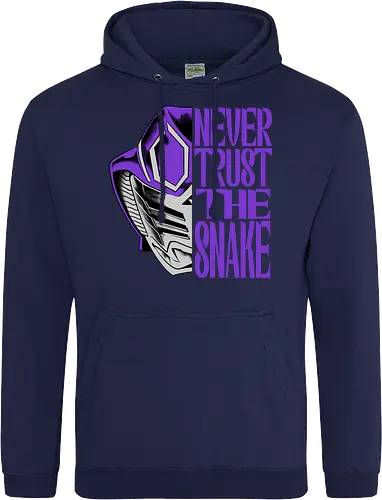 trust is dead  - snake, ouja, kamenrider, superhero, japanese, tokusatsu, purplerider, violetrider, Symbiote, cobra - Standard Hoodie