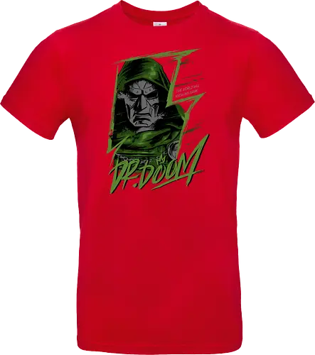 masked rebellion  - drdoom, dark monarch, green cloak, villain aesthetic, villlain, antihero, von doom, Superhero, doomsday - Standard T-Shirt