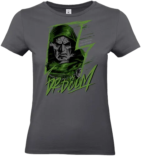 masked rebellion  - drdoom, dark monarch, green cloak, villain aesthetic, villlain, antihero, von doom, Superhero, doomsday - Standard T-Shirt (Frauen)