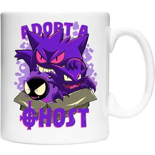 Adopt A Ghost - Ghost, Haunter, Ghastly - Keramiktasse