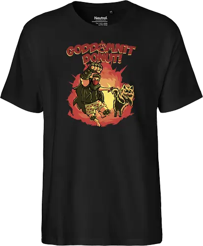 Goddamnit Donut - Carl, Princess Donut, DCC - Fairtrade T-Shirt
