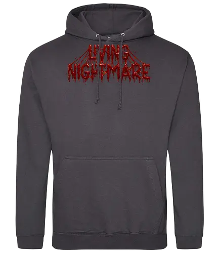 Living Nightmare - horror, blood, nightmare, creepy, gore, spooky, halloween, zombie, dark fantasy, death metal, scary, gothic, haunted, macabre, slasher - Standard Hoodie