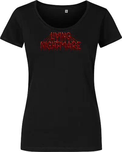 Living Nightmare - horror, blood, nightmare, creepy, gore, spooky, halloween, zombie, dark fantasy, death metal, scary, gothic, haunted, macabre, slasher - Damen T-Shirt