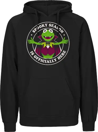 Spooky Season - aesthetic, halloween, spooky, scary, creepy, horror, vampire, monster, gothic, dark, macabre, occult, Paranormal, witch, ghost, fangs, night, autumn, fall, retro, vintage, cute, kawaii, funny, cartoon, fantasy, magic, haunted, boo, creature, illustration - Fairtrade Hoodie