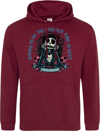 The pumpkin king is here - Movie, animated, animation, horror, Halloween, pumpkin, skeleton, character, fantasy - Standard Hoodie