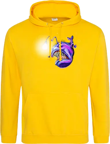 Monsta der Tiefe (Tiefseeangler) - Standard Hoodie