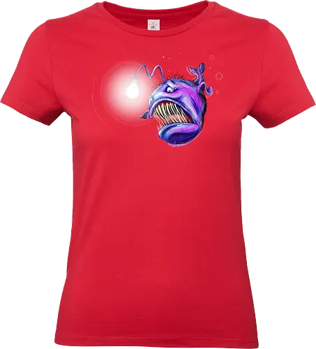 Monsta der Tiefe (Tiefseeangler) - Standard T-Shirt (Frauen)