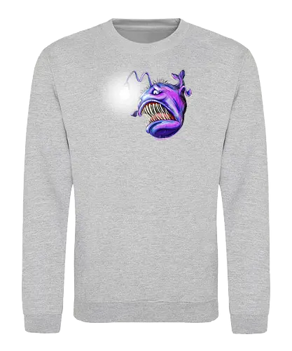 Monsta der Tiefe (Tiefseeangler) - Sweatshirt