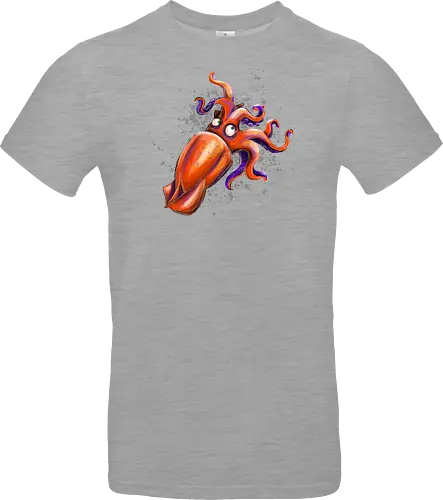 Calamaro unfrittiert - Monsta, Monster, Calamari, Meer, Fisch, Tintenfisch - Standard T-Shirt