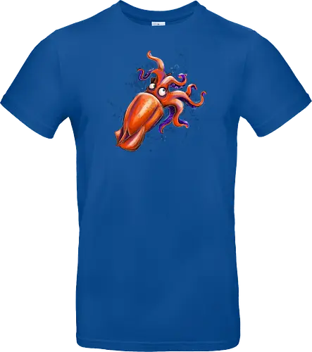 Calamaro unfrittiert - Monsta, Monster, Calamari, Meer, Fisch, Tintenfisch - Standard T-Shirt