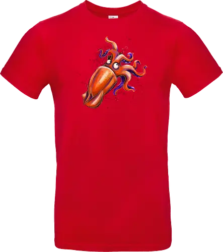 Calamaro unfrittiert - Monsta, Monster, Calamari, Meer, Fisch, Tintenfisch - Standard T-Shirt