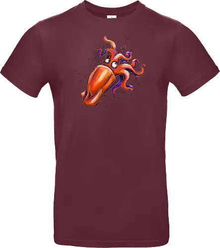 Calamaro unfrittiert - Monsta, Monster, Calamari, Meer, Fisch, Tintenfisch - Standard T-Shirt