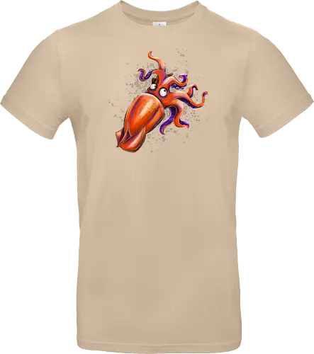 Calamaro unfrittiert - Monsta, Monster, Calamari, Meer, Fisch, Tintenfisch - Standard T-Shirt