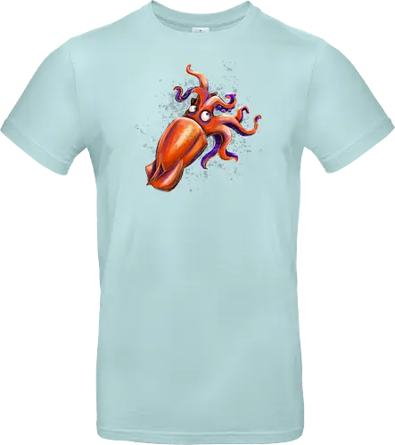 Calamaro unfrittiert - Monsta, Monster, Calamari, Meer, Fisch, Tintenfisch - Standard T-Shirt