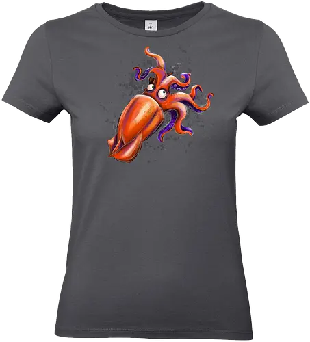 Calamaro unfrittiert - Monsta, Monster, Calamari, Meer, Fisch, Tintenfisch - Standard T-Shirt (Frauen)