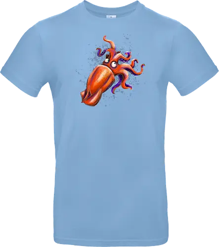 Calamaro unfrittiert - Monsta, Monster, Calamari, Meer, Fisch, Tintenfisch - Standard T-Shirt