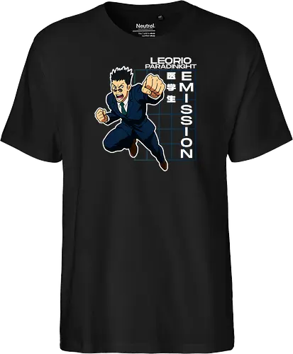 Leorio Paradinight - Hunter X Hunter - hxh, leorio, hunter x hunter, anime gift, jjk, jujutsu, anime, leorio paradinight - Fairtrade T-Shirt