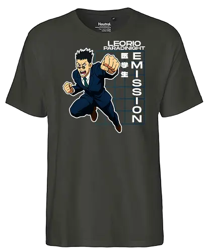 Leorio Paradinight - Hunter X Hunter - hxh, leorio, hunter x hunter, anime gift, jjk, jujutsu, anime, leorio paradinight - Fairtrade T-Shirt
