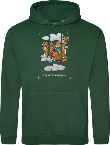 Quietschfidel. - Drache, Monsta, Monster, lustig, Cartoon - Standard Hoodie