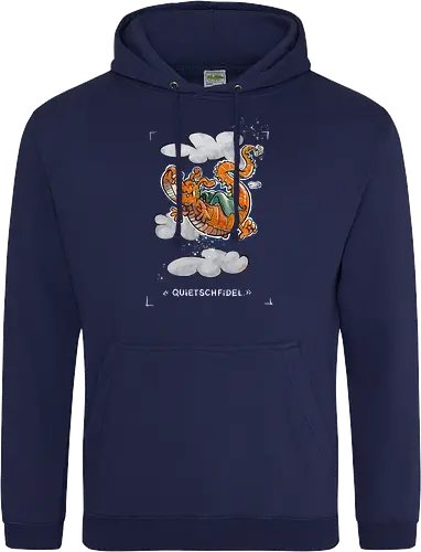 Quietschfidel. - Drache, Monsta, Monster, lustig, Cartoon - Standard Hoodie