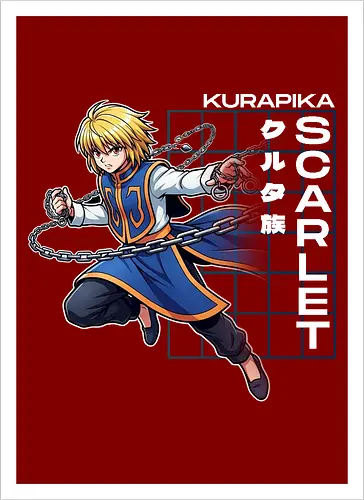 Kurapika - Hunter X Hunter - hxh, kurapika, hunter x hunter, anime gift, jjk, Pirate - Kunstdruck