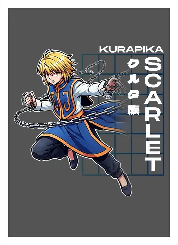 Kurapika - Hunter X Hunter - hxh, kurapika, hunter x hunter, anime gift, jjk, Pirate - Kunstdruck