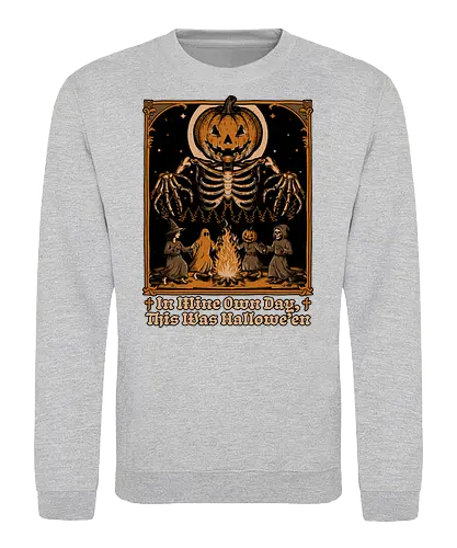 Halloween Medieval Dance - Halloween, Halloween Humor, Halloween Design, Halloween Art, Halloween Aesthetic, Halloween Pumpkin, Halloween Vibes, Spooky, Spooky Season, Creepy, Creepy Cute, Scary, Scary Art, Candy, Pumpkins, Pumpkin, Ghost, Jack-o-lantern, Jack O Lantern Design, Jack O Lantern, Witch, Skeleton, Skull, Forest, Dark, Night, Spirit, Dance, Dancing, Medieval - Sweatshirt
