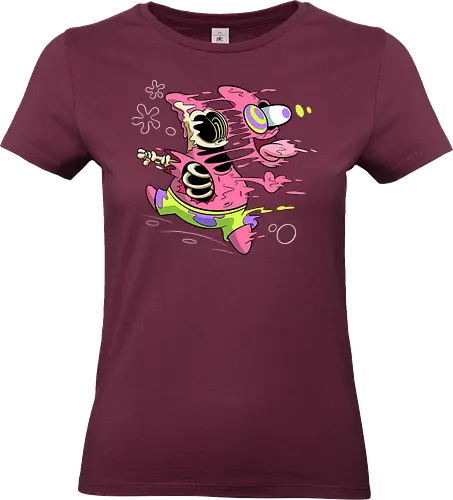Freaky Stern - Psychedelische Chaos-Kreatur - freaky star, rosa kreatur, horror kunst, creepy cartoon, skelett kunst, body horror, patrick star, seltsame kreatur, dark cartoon, surreal art, Sponge, patrick horror, patrick freaky, patrick star fan art, spongebob horror, cartoon horror, creepy art, horror cartoon, skeleton art, seltsamer charakter, geek art, body horror, dark art, surreal art, creepy cartoon, patrick star art, geek art, pop culture, weird art, psychedelic art, creepy art, monster design, horror cartoon - Standard T-Shirt (Frauen)