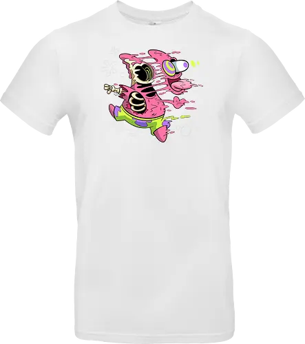 Freaky Stern - Psychedelische Chaos-Kreatur - freaky star, rosa kreatur, horror kunst, creepy cartoon, skelett kunst, body horror, patrick star, seltsame kreatur, dark cartoon, surreal art, Sponge, patrick horror, patrick freaky, patrick star fan art, spongebob horror, cartoon horror, creepy art, horror cartoon, skeleton art, seltsamer charakter, geek art, body horror, dark art, surreal art, creepy cartoon, patrick star art, geek art, pop culture, weird art, psychedelic art, creepy art, monster design, horror cartoon - Standard T-Shirt