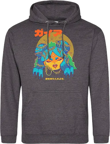 MOTHER NATURE - nature, earth, planet, green, gaia, mother nature, plants - Standard Hoodie