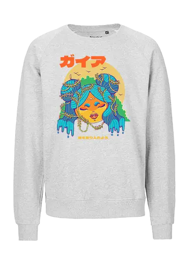 MOTHER NATURE - nature, earth, planet, green, gaia, mother nature, plants - Fairtrade Sweatshirt
