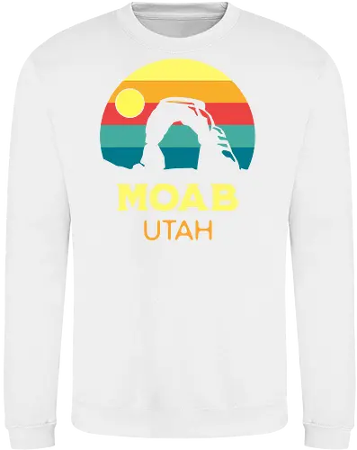 Moab Utah Wüsten Landschaft Sonnenuntergang Outdoor Abenteuer - Sweatshirt