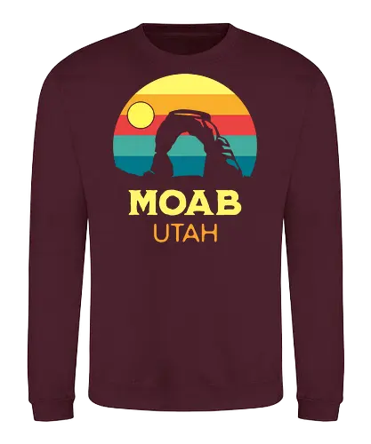 Moab Utah Wüsten Landschaft Sonnenuntergang Outdoor Abenteuer - Sweatshirt